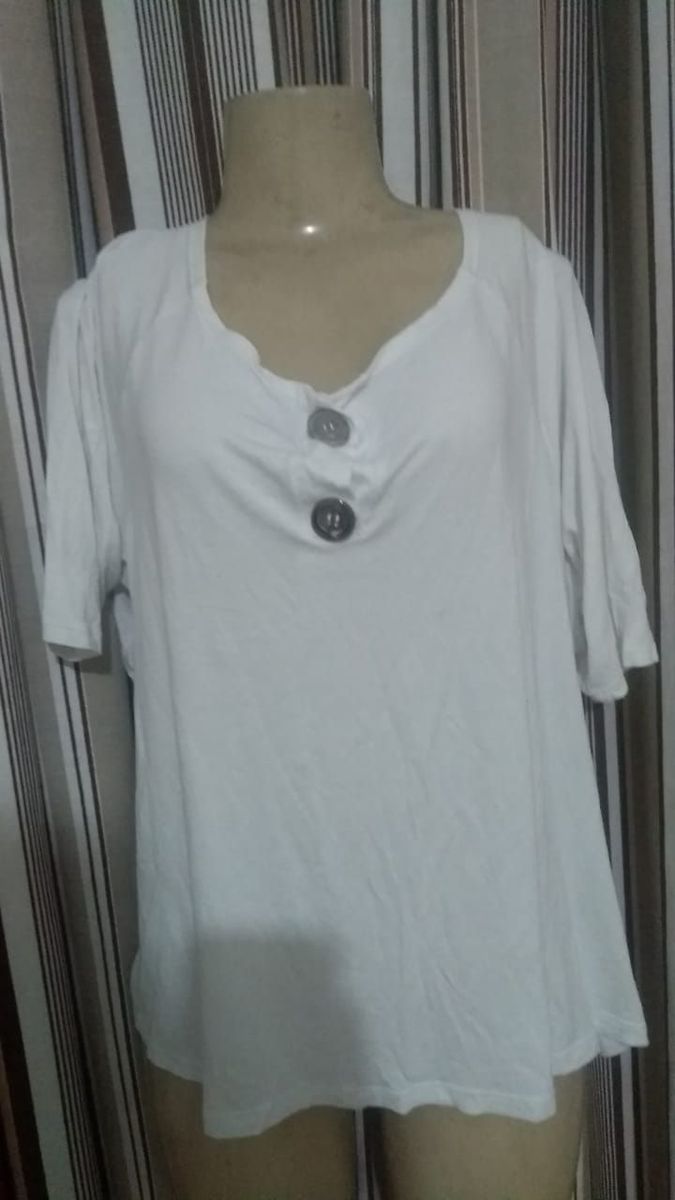 batinha branca - blusas sem marca