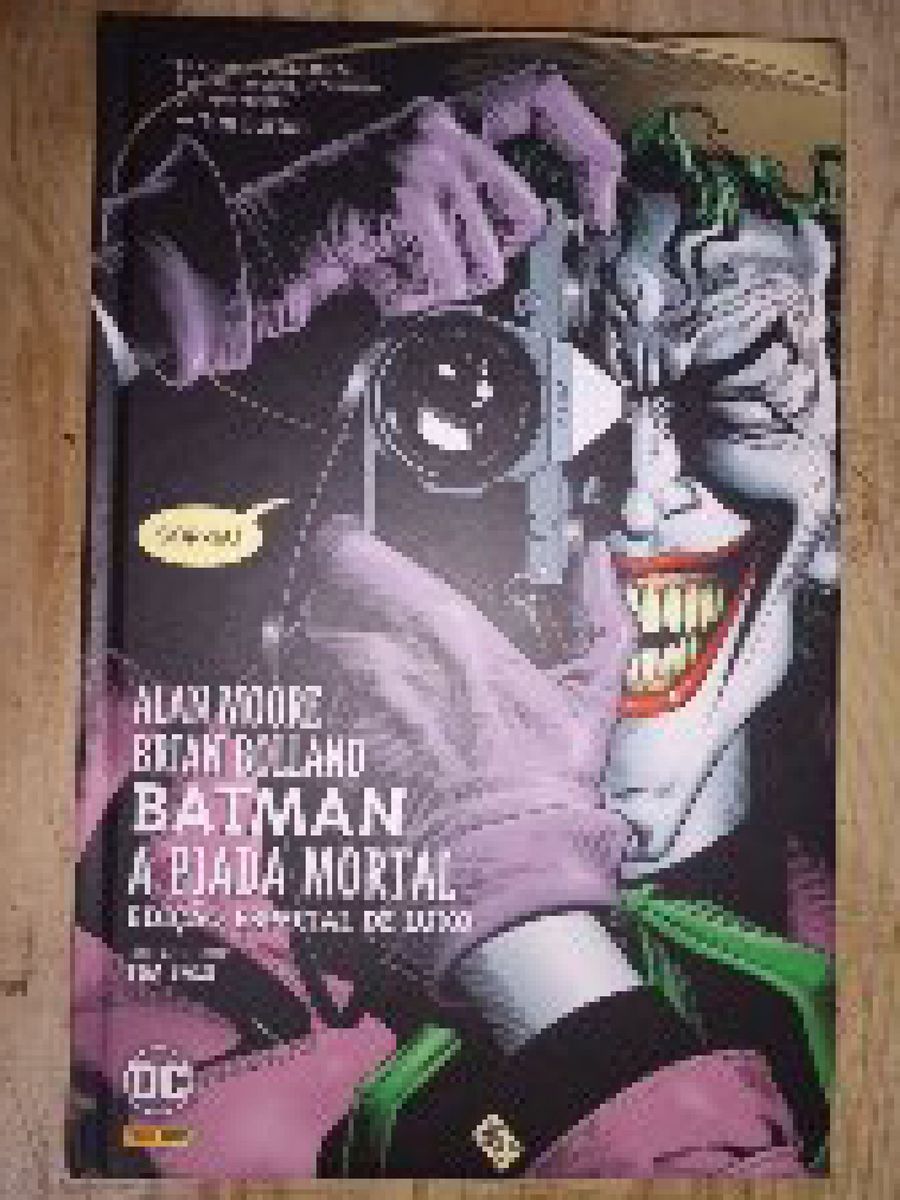 Batman A Piada Mortal Ed De Luxo Livro Dc Comics Panini Usado Enjoei