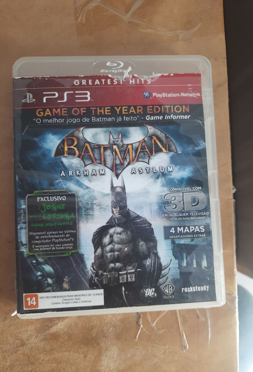 Batman Arkham Asylum Ps3 | Jogo de Videogame Usado 84071753 | enjoei