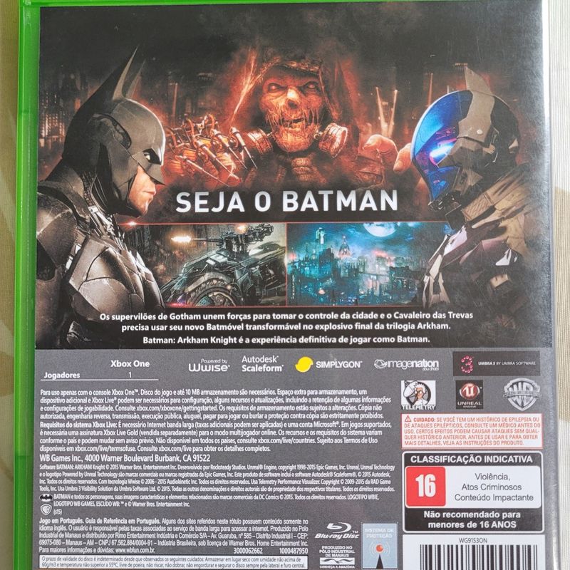 Jogo Batman: Arkham Knight - Xbox One, Promoção