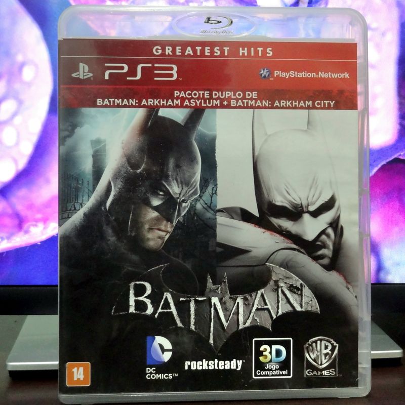 PS3 Batman Arkham Asylum & Batman Arkham City Sony PlayStation 3 Lot Of 2