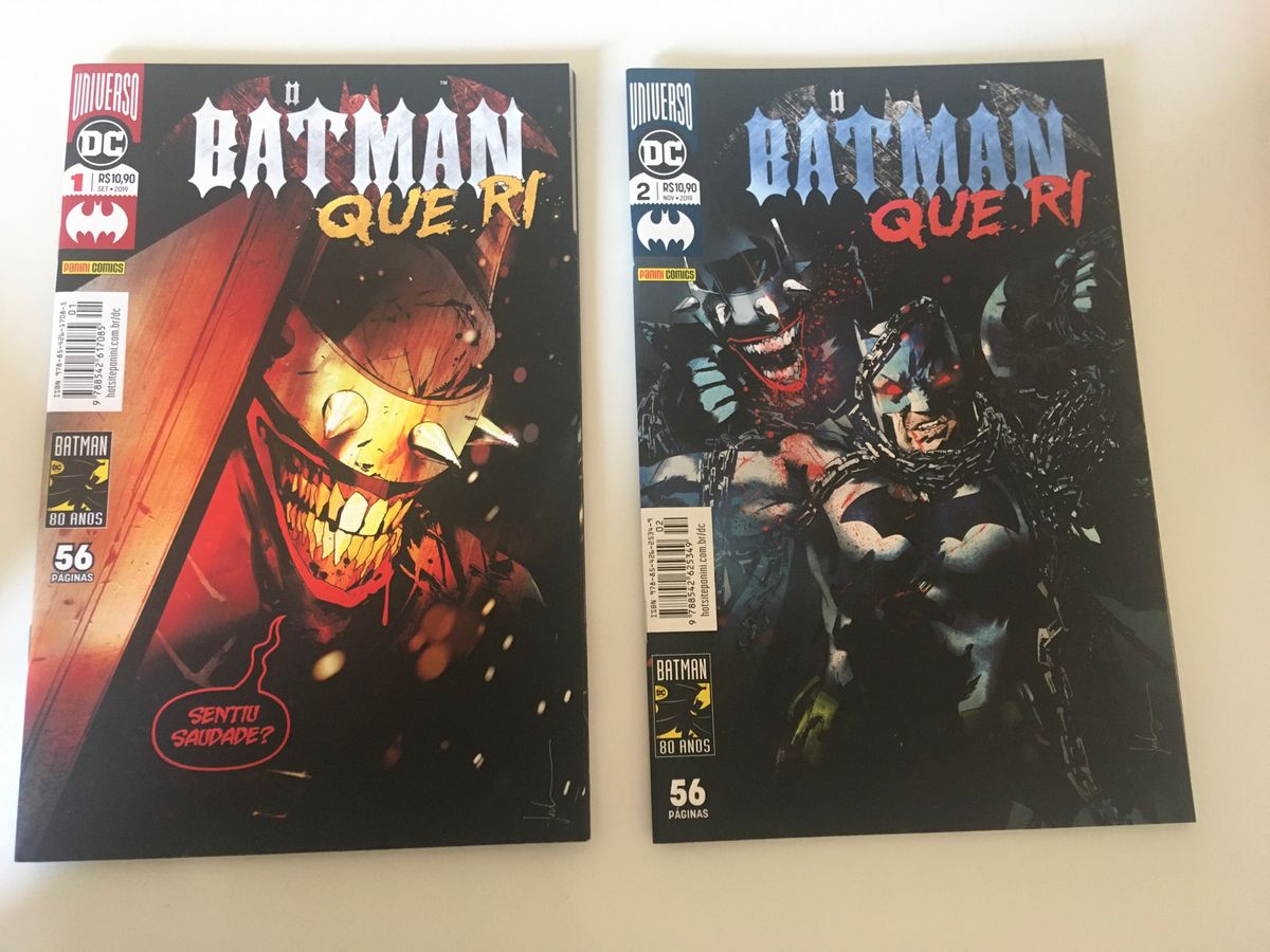 Batman Que Ri Vol 1 E 2 Livro Dc Comics Usado Enjoei