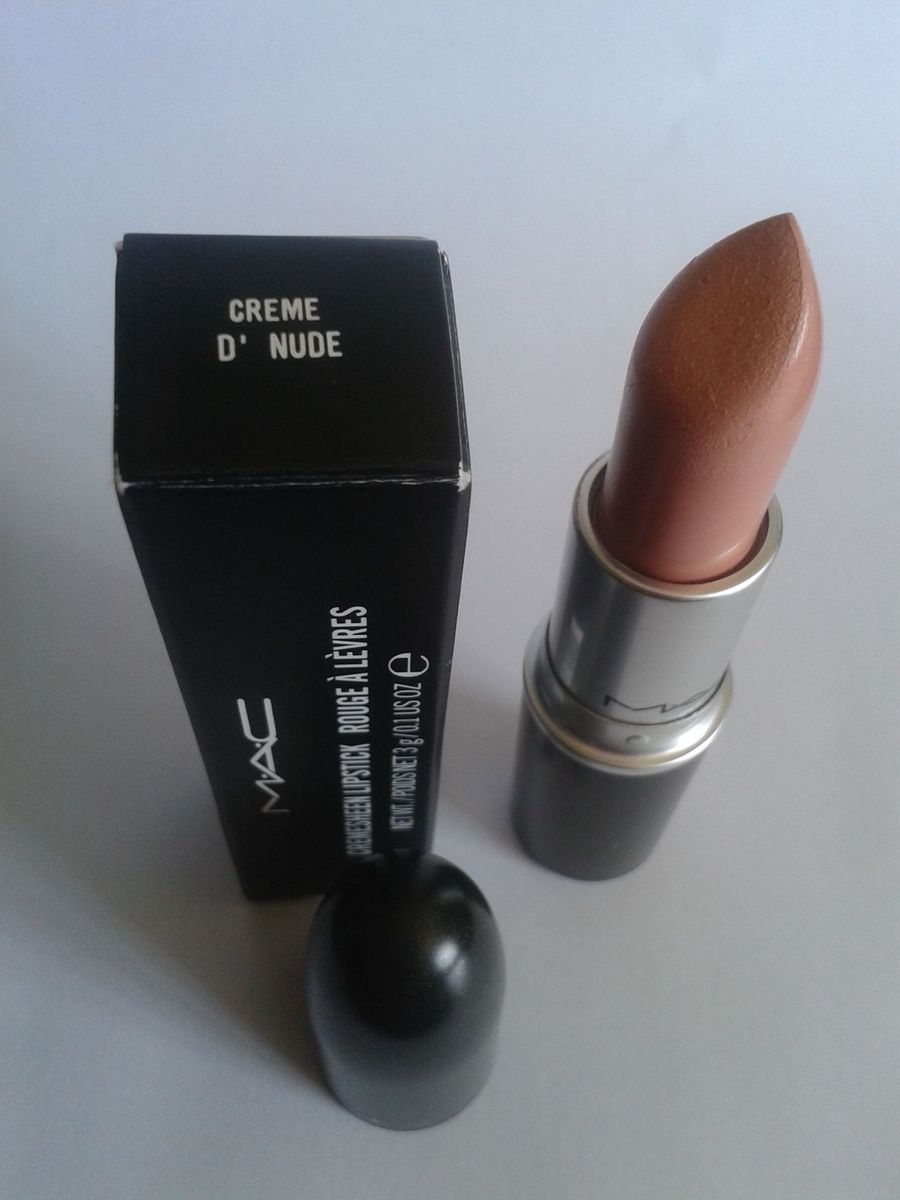 Batom Mac Creme D Nude Maquiagem Feminina Mac Usado Enjoei