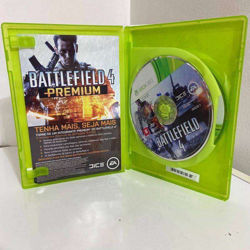 Jogo De Tiro Battlefield 4 Xbox 360 Original Mídia Português