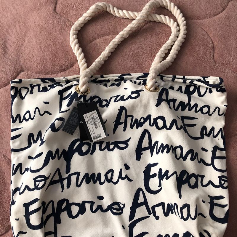 Emporio armani on sale beach bag