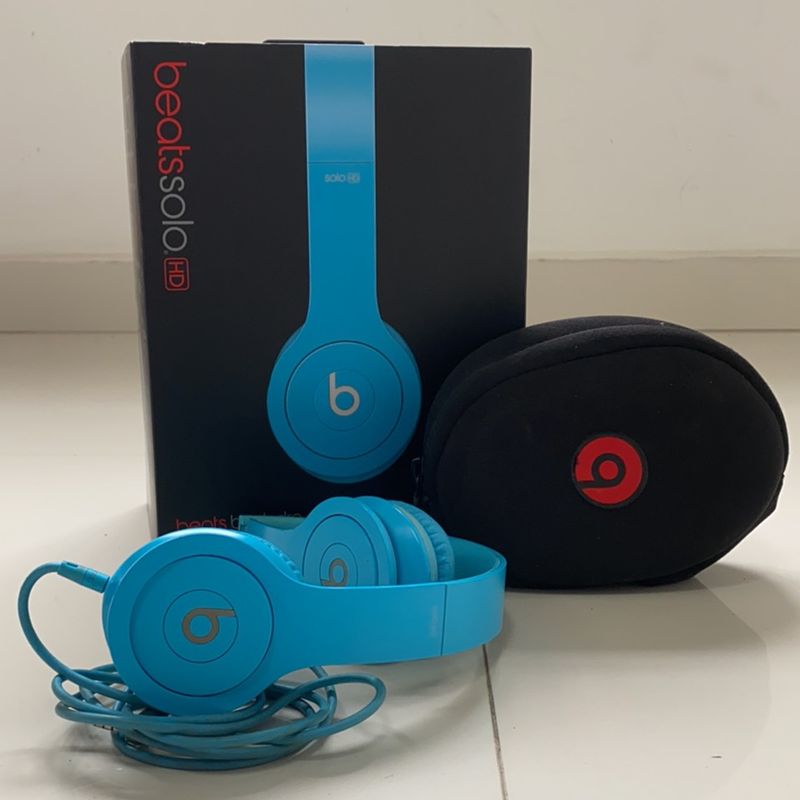 Beats Solo Hd By Dr Dre Original Azul Claro | Item de Música Beats