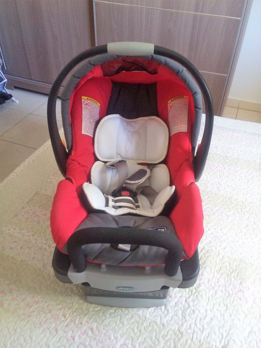Bebe Conforto Key Fit Vermelho Chicco Carrinho De Bebe Chicco Usado Enjoei