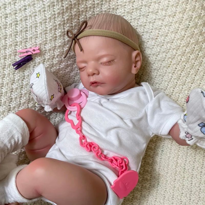 Bebê Reborn Recém Nascido Quiling Menina - R$ 330