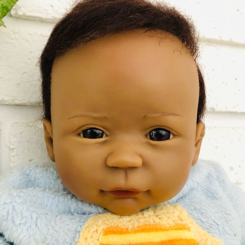 Boneca Bebê Reborn Negra Realista | Brinquedo Usado 83739407 | enjoei