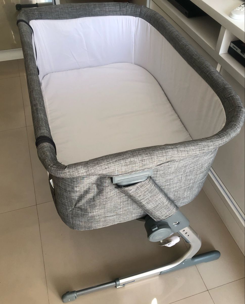 Berço Side By Side Safety 1st Cinza | Berço Safety 1st Usado 77349165 ...