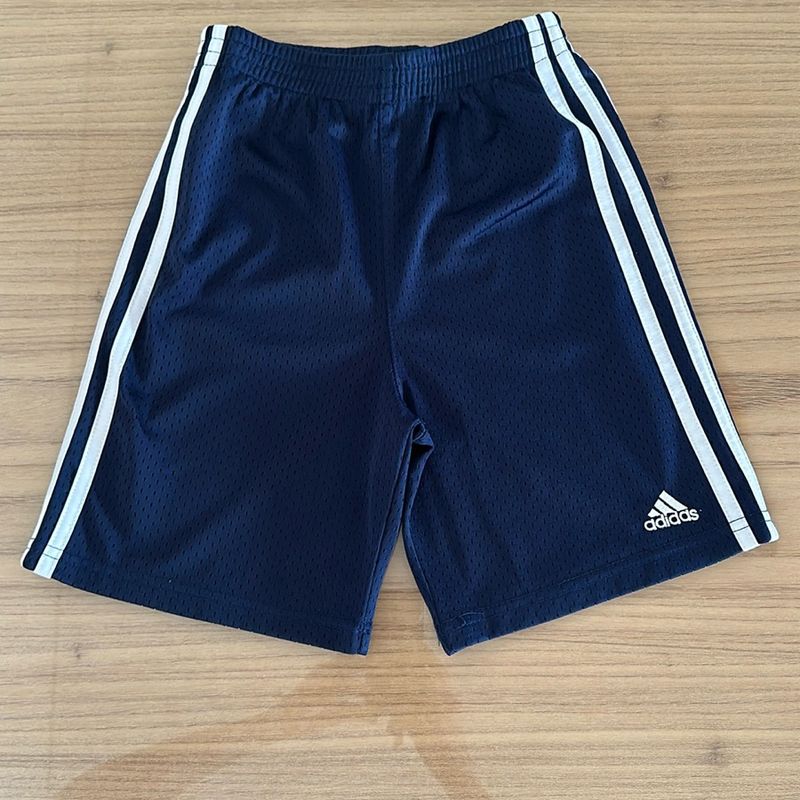 Bermuda Adidas Azul Marinho Roupa Infantil para Menino Adidas Usado 100138930 enjoei