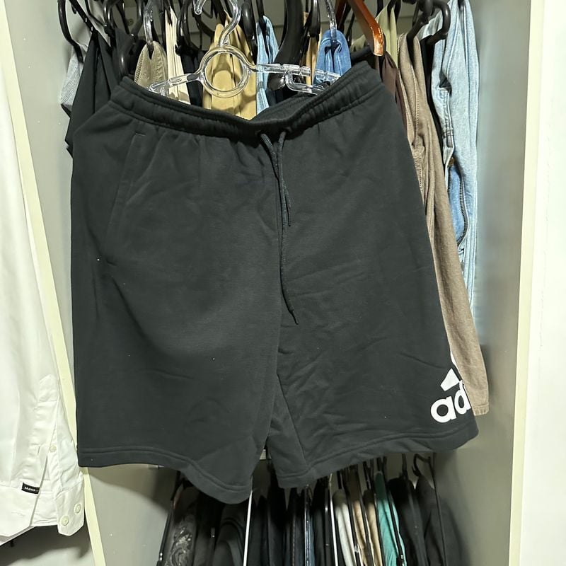 Bermuda Adidas Moletom Preta Bermuda Masculina Adidas Usado