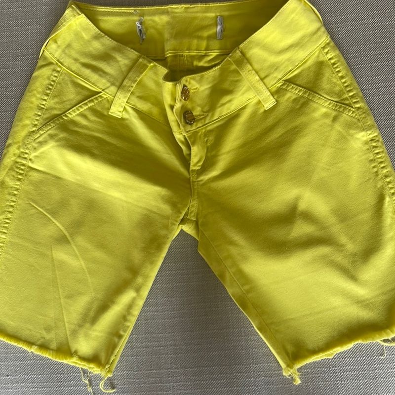 Shorts Elastano Brasil - Onça Amarela (Feminino)