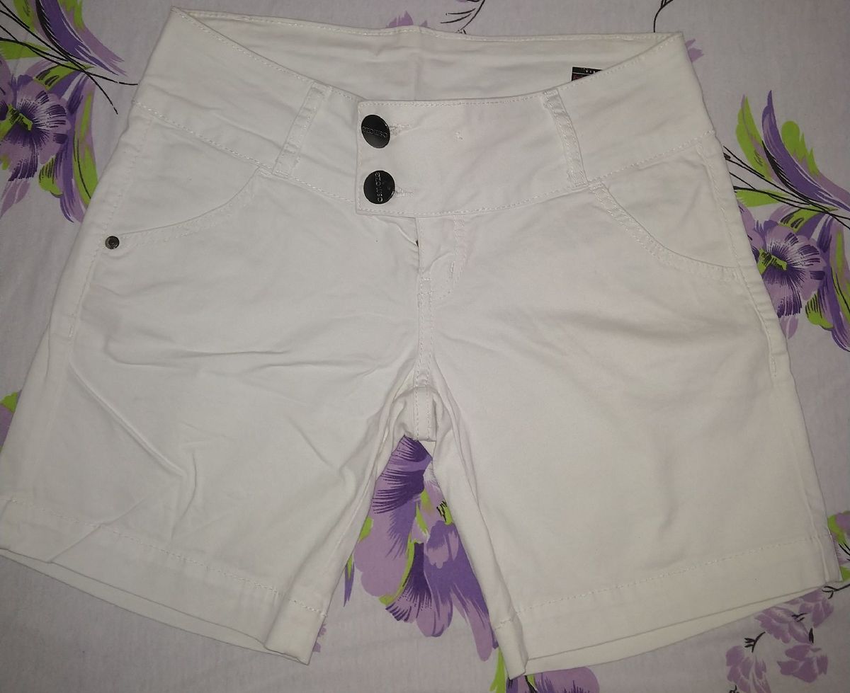 Bermuda Branca Osmoze Shorts Feminino Osmoze Usado 32256432 enjoei