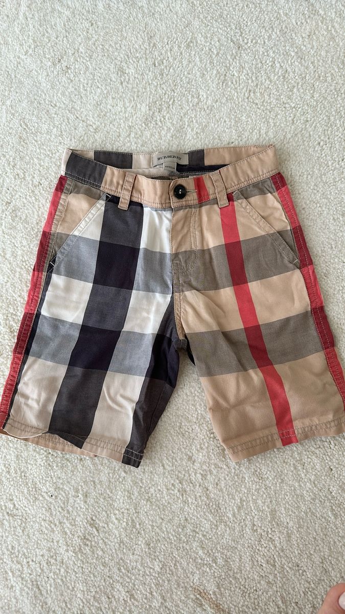 Bermuda burberry infantil best sale