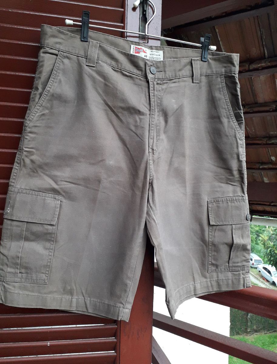 bermuda cargo masculina jeans