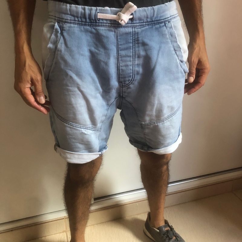 Shorts Zara Man Soft Denim Bermuda Casual Soft Denim Zara Man