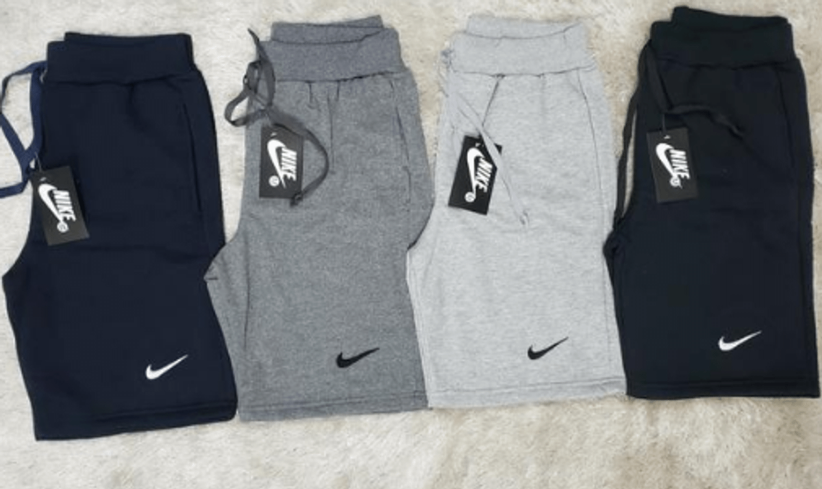 bermuda masculina de moletom nike