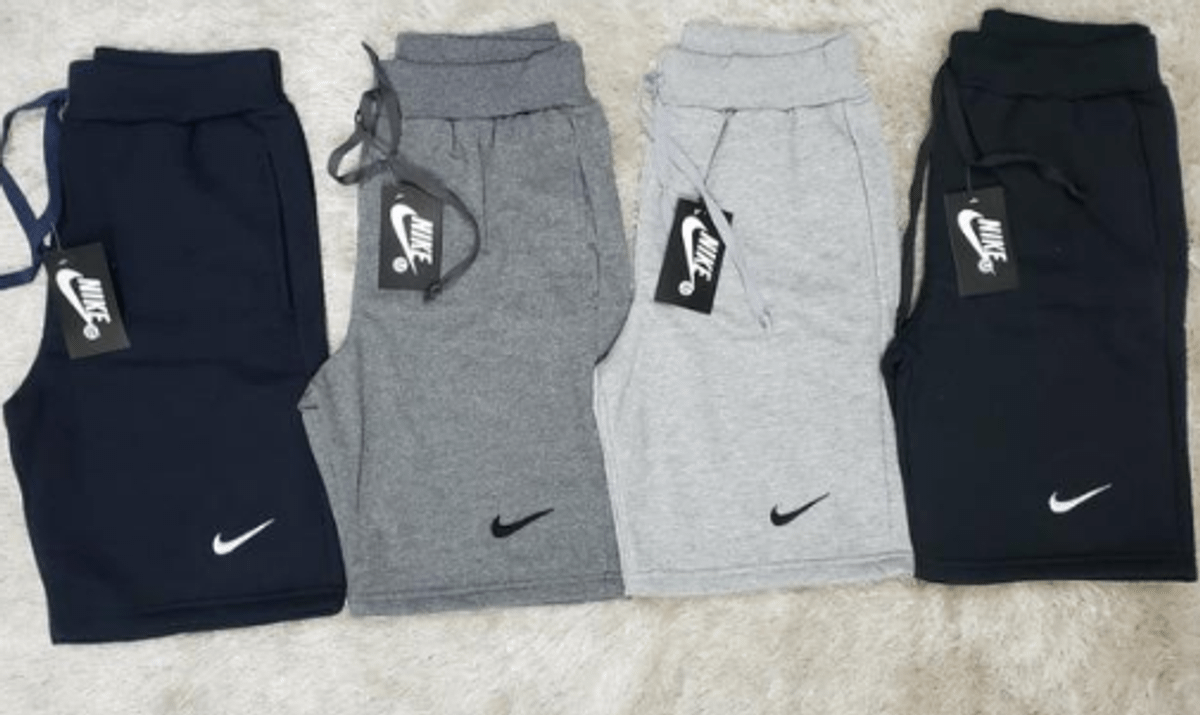 bermuda de moletom da nike