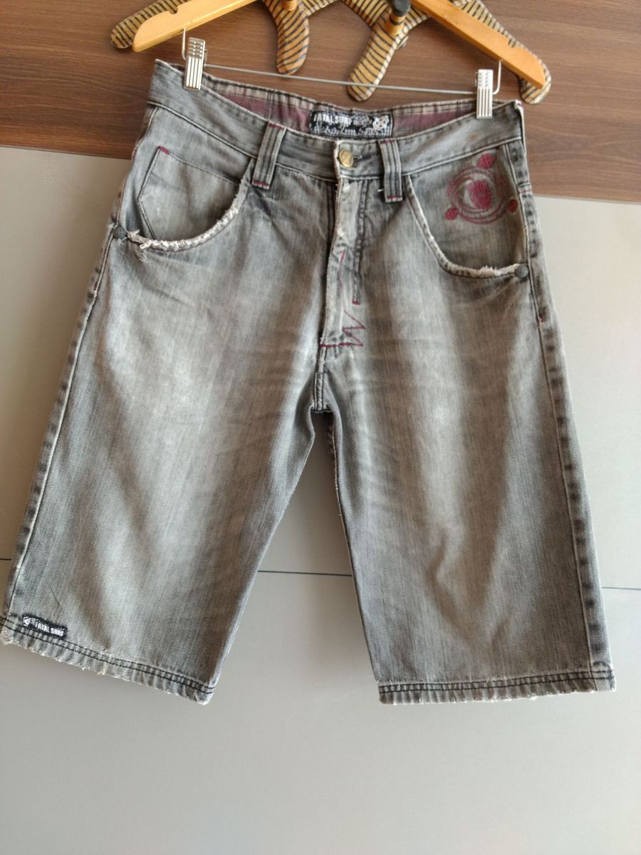 bermuda jeans masculina surf