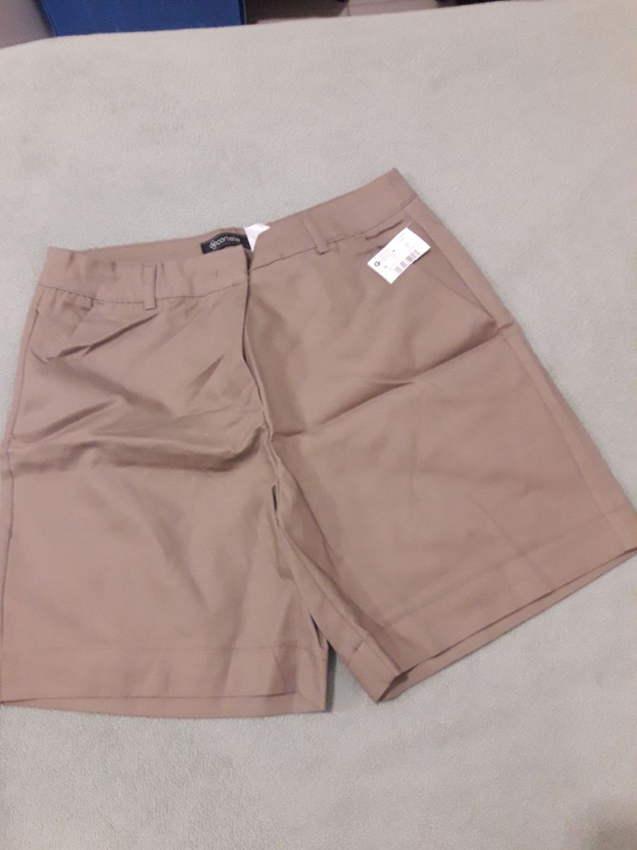 bermudas femininas de sarja