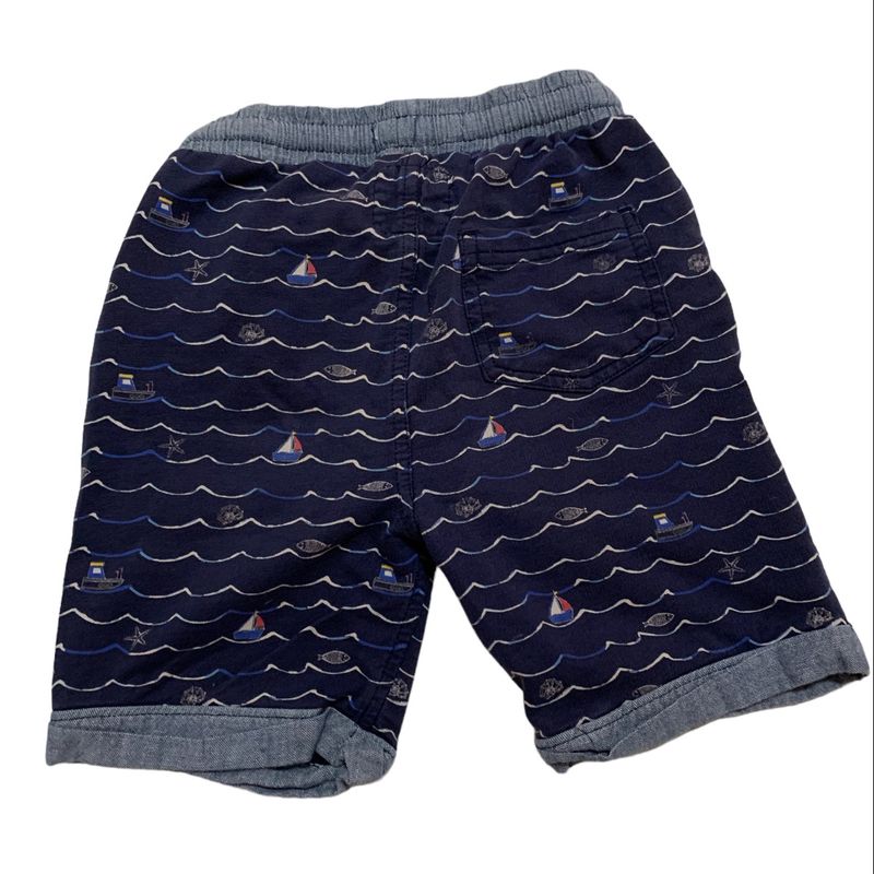 Bermuda Infantil Menino Azul Marinho Jasper Conran Tam 3 4 Roupa