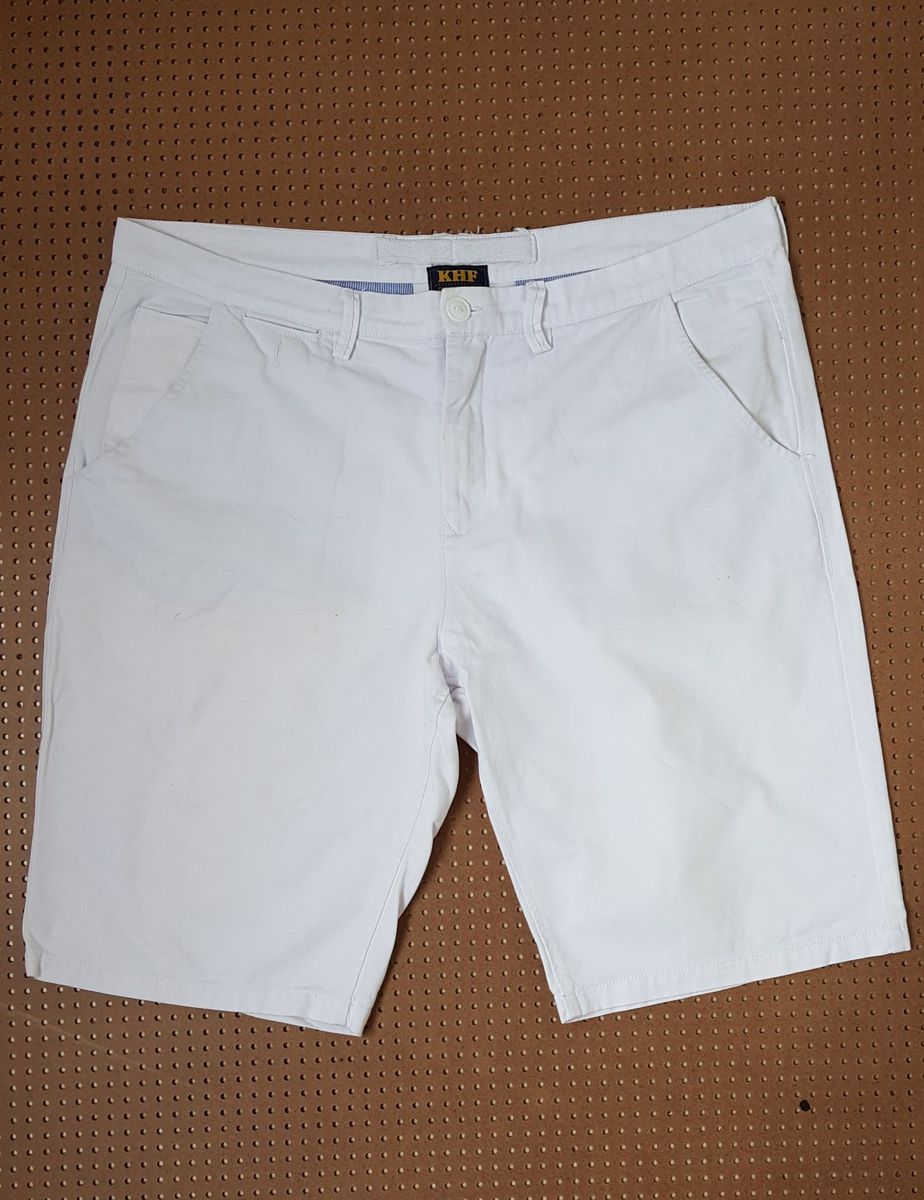 shorts jeans masculino branco