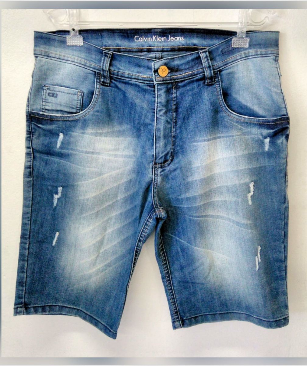 bermuda jeans calvin klein masculina