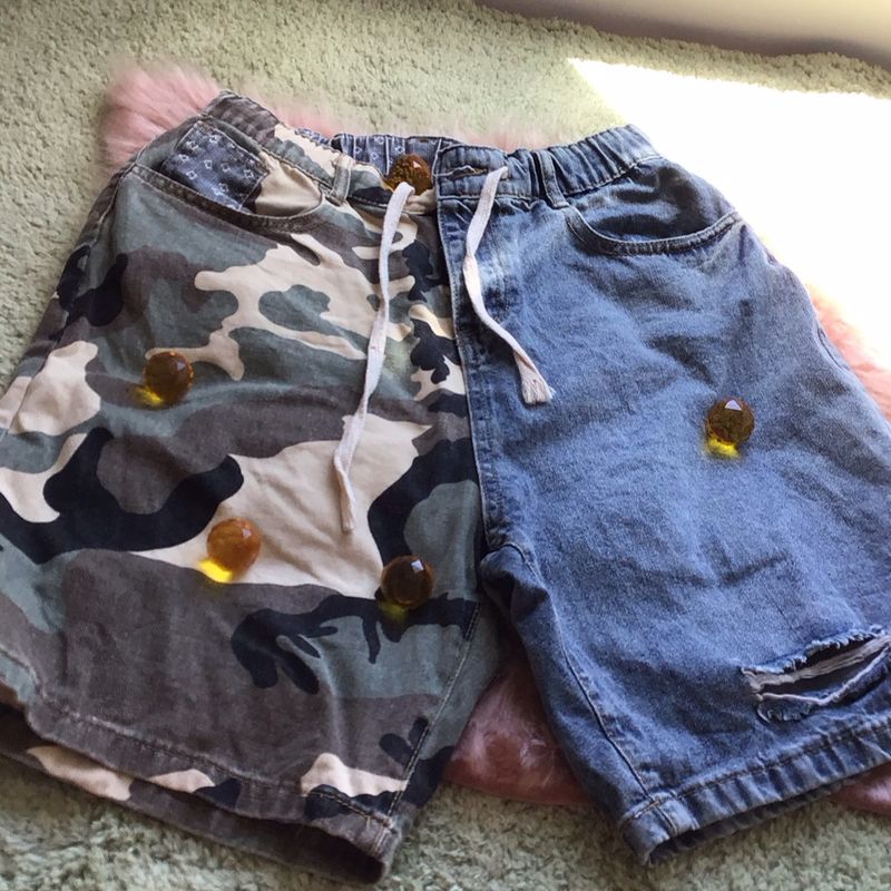 Cheap bermuda jeans masculina camuflada Best Sale