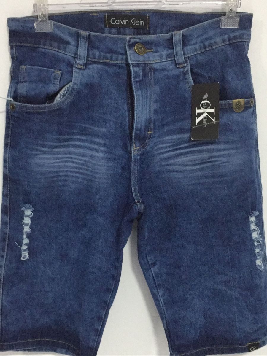 bermuda jeans calvin klein masculina