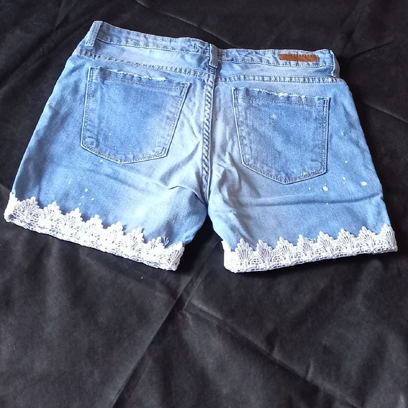 Bermudas 2024 jeans customizadas