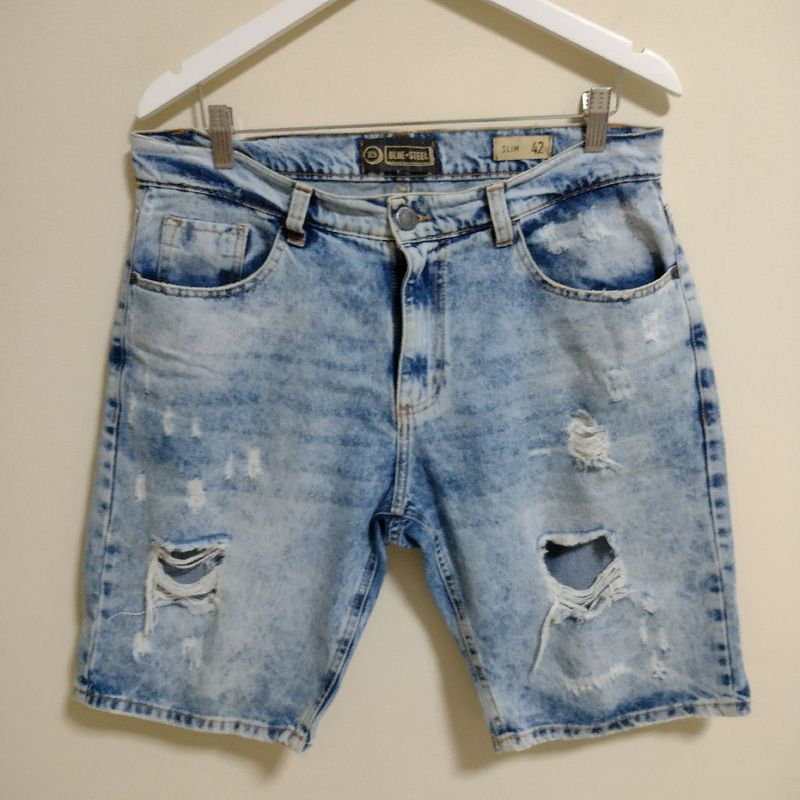 Bermudas jeans masculinas store c&a