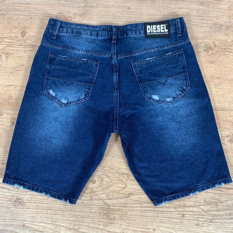 Bermuda jeans best sale masculina diesel