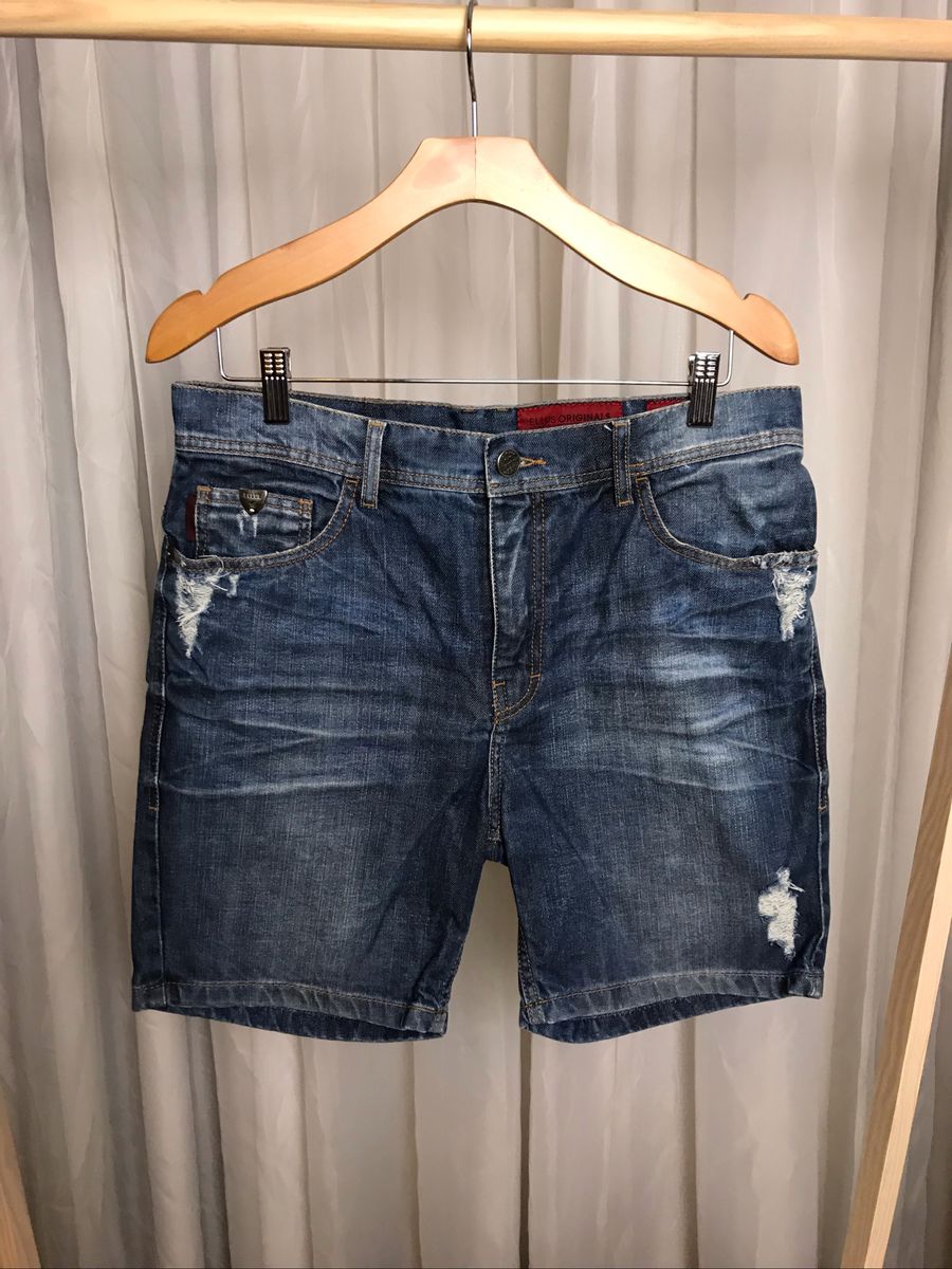 bermuda jeans masculina ellus