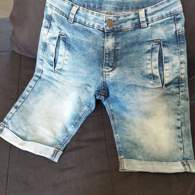 Bermuda jeans hot sale estilosa