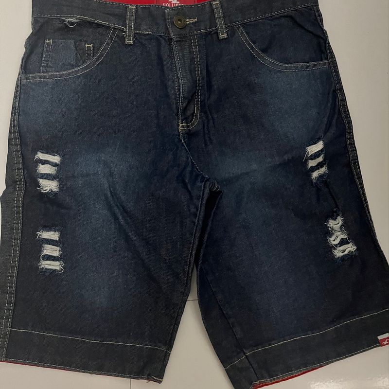 Bermuda Jeans Hollister Bermuda Masculina Hollister Usado 95287027 enjoei