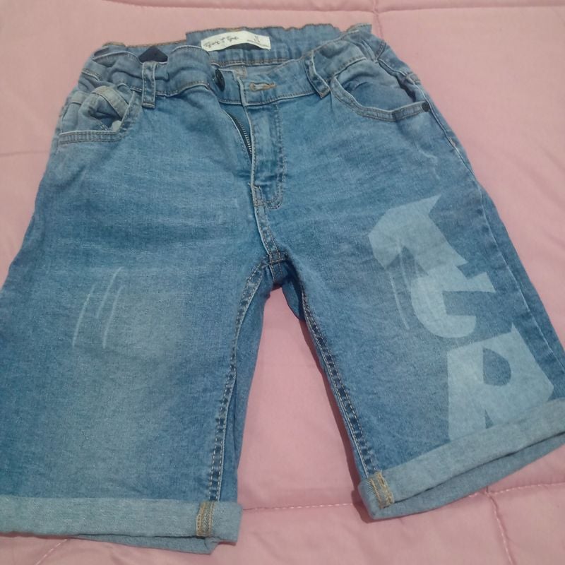 Bermuda jeans infantil store tigor