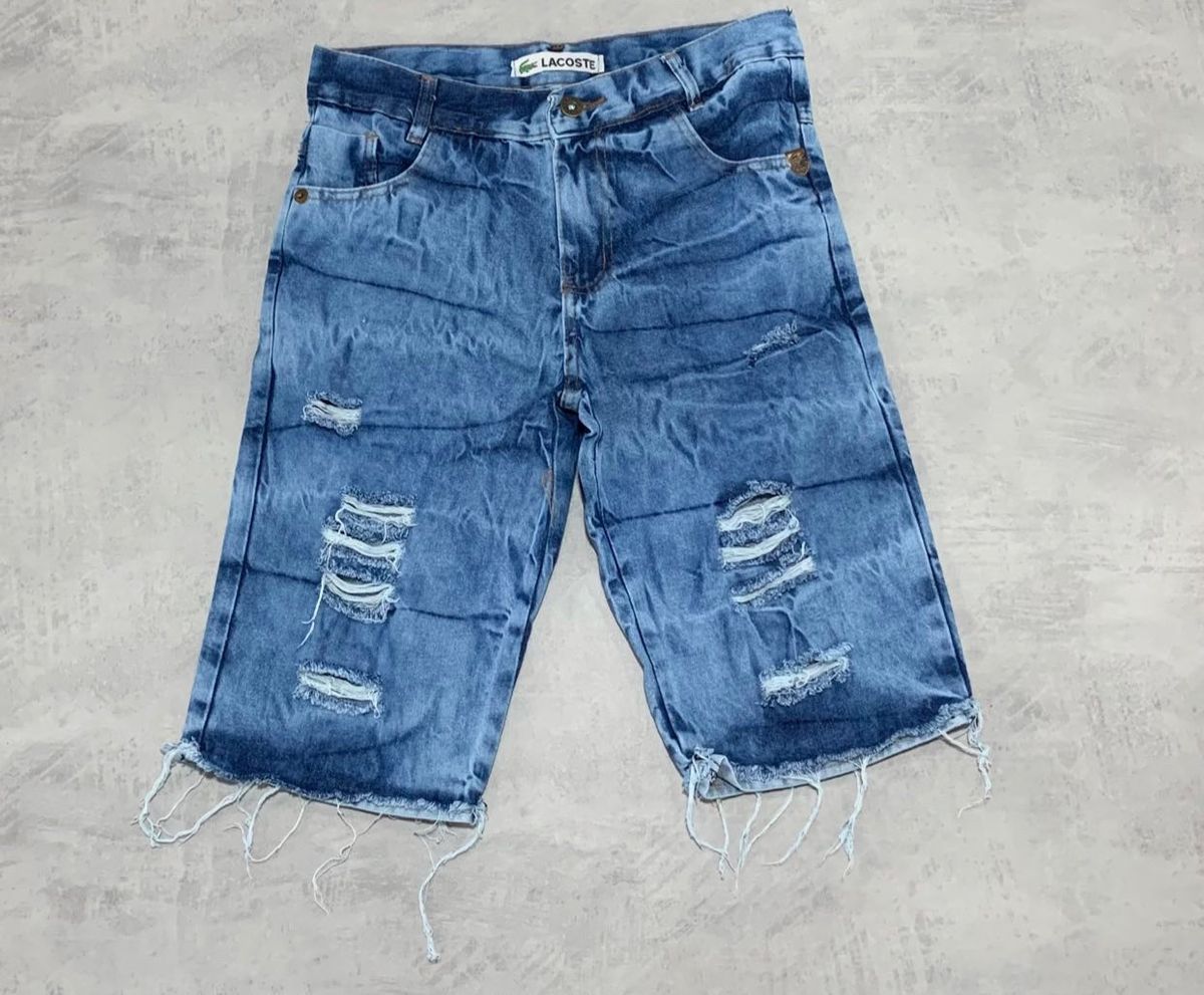 Short en best sale jean lacoste