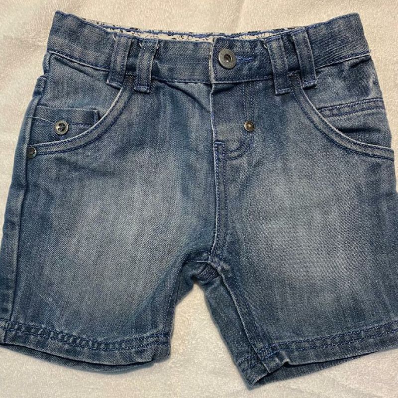 Bermuda Jeans Masculina Infantil Tigor Baby 1p Roupa Infantil
