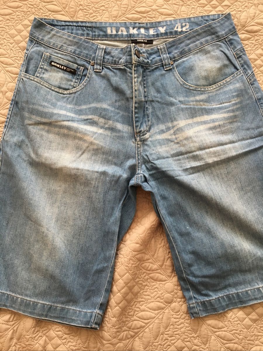 shorts jeans da oakley masculino