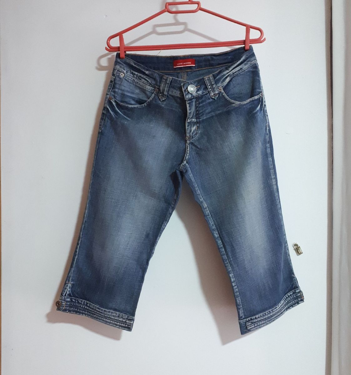 bermuda capri feminina jeans