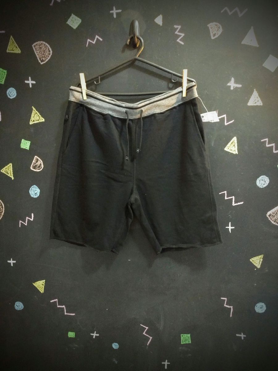 bermuda moletom blue steel