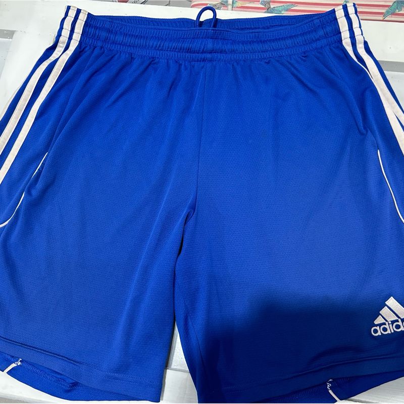 Bermuda Masculina Adidas Climalite Azul Esporte Adidas Usado