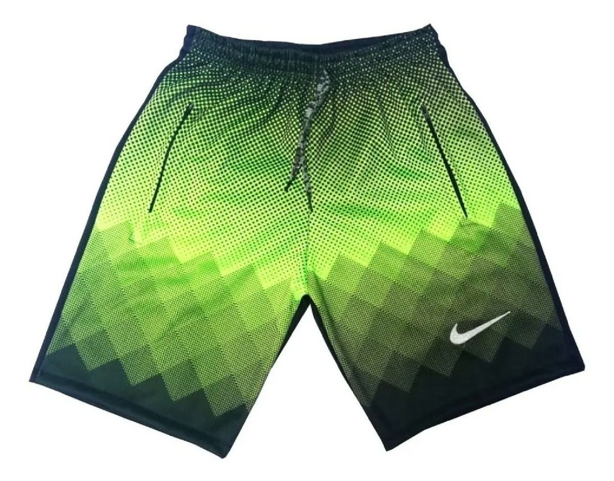 bermuda nike com ziper no bolso