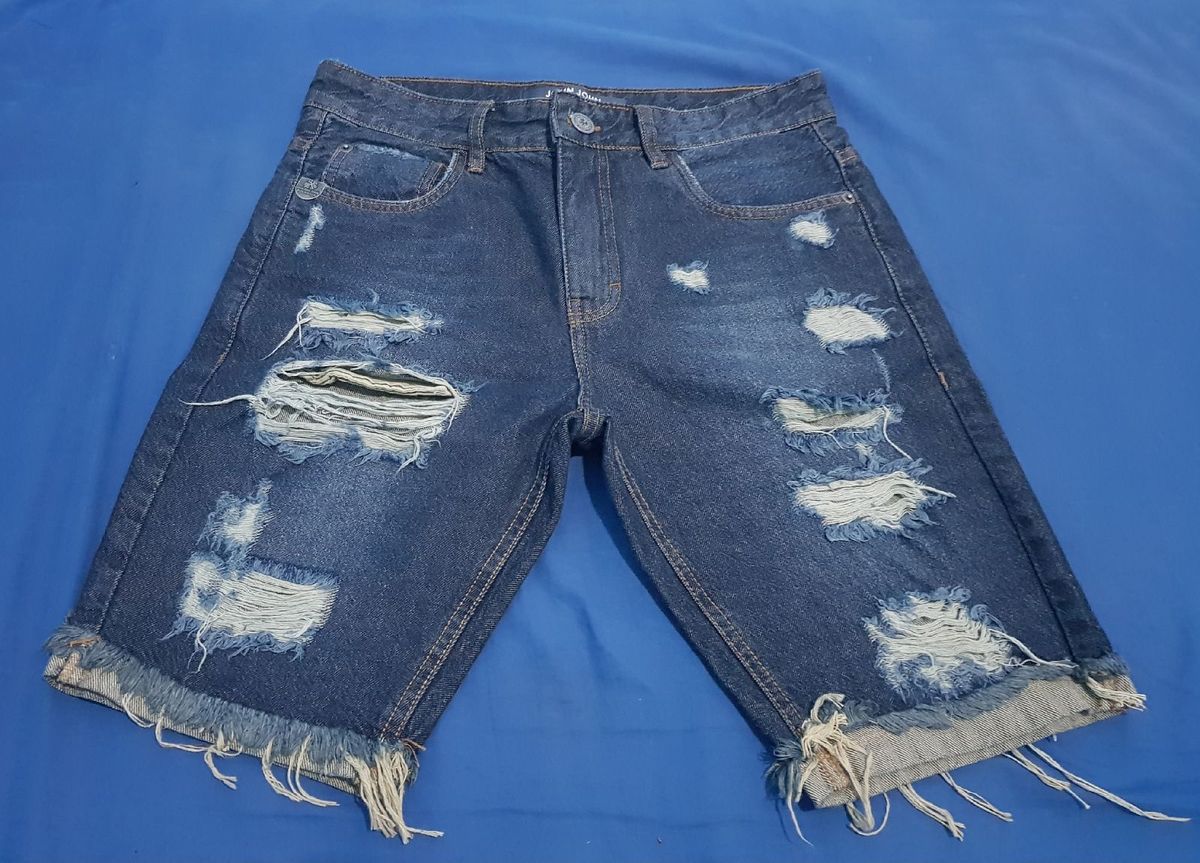 bermuda jeans masculina jhon jhon