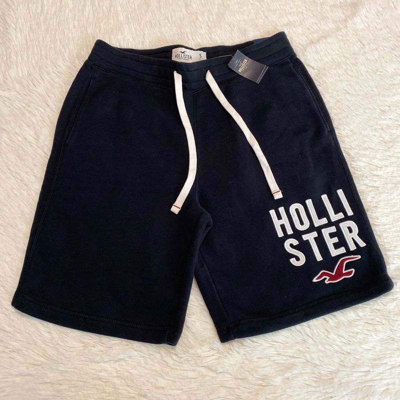 Bermuda de moletom store hollister