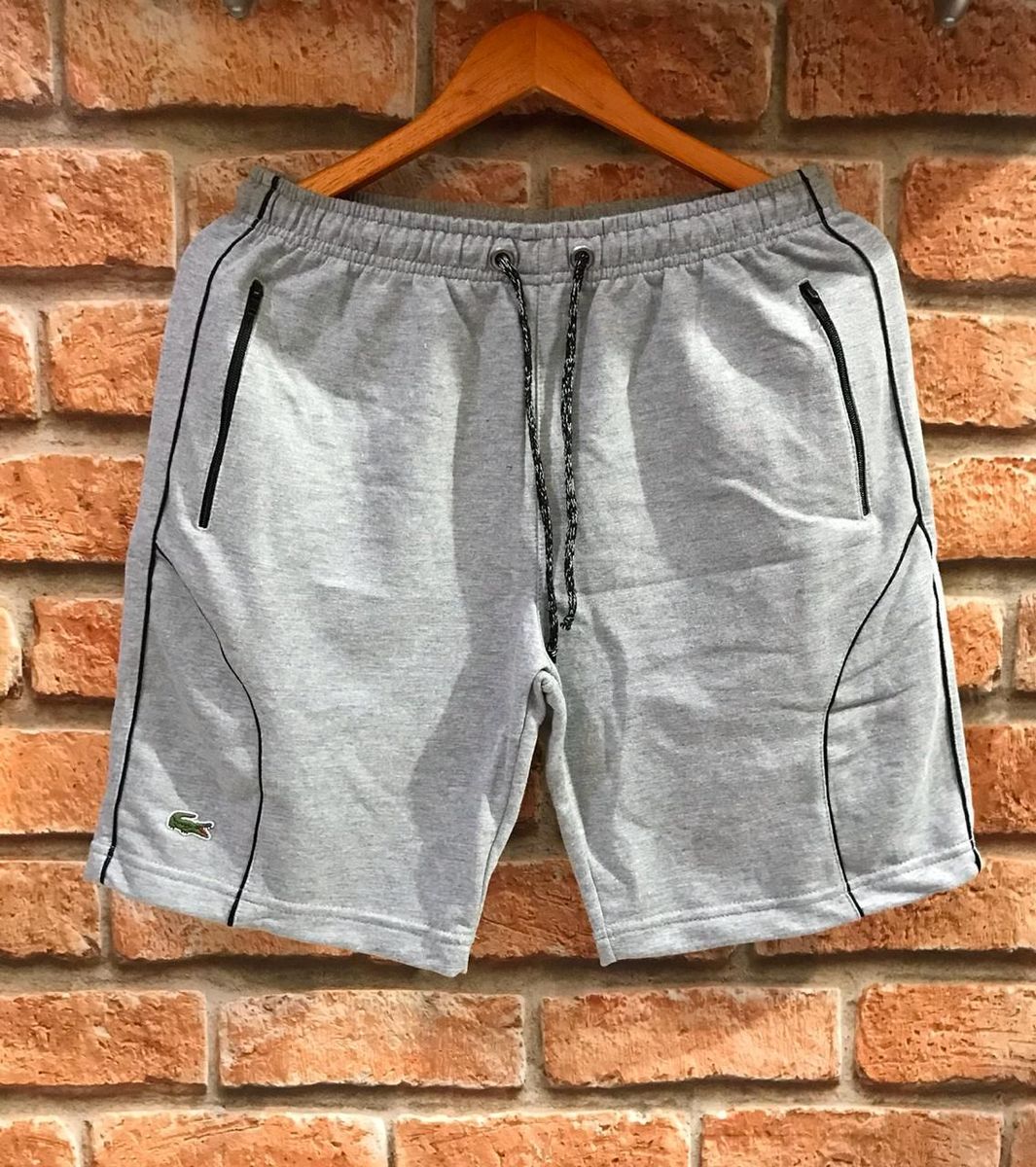 bermudas moletom lacoste