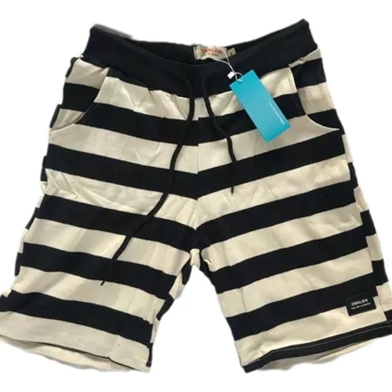 Bermuda Masculina Osklen Casual Listrada Moletom Osklen Nunca