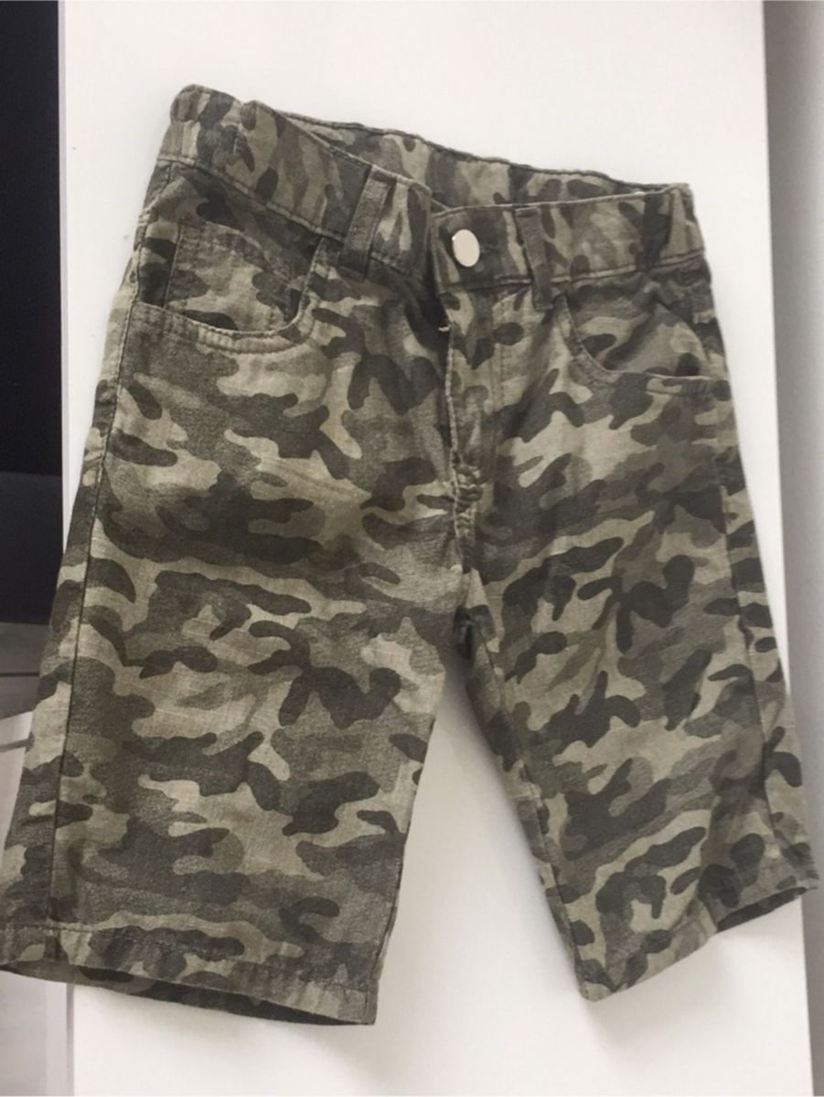 calça camuflada infantil riachuelo