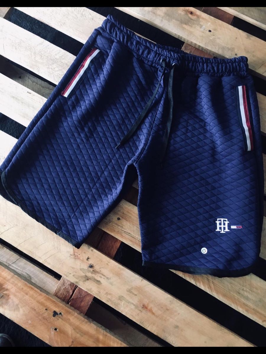 bermuda moletom tommy hilfiger